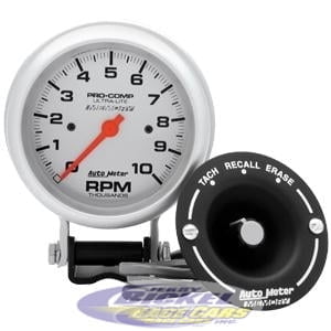 Tachometer Pro-Comp w/ Memory 6604