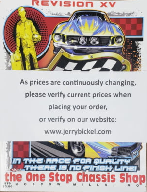 Jerry Bickel Product Catalog Jerry Bickel Product Catalog