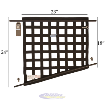 Sportsman Window Net and Mounting Kit Combo
