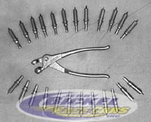 3/16" Clecos (25) & Pliers