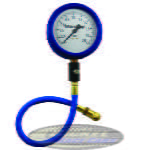 4" GLOW-IN-THE-DARK AIR PRESSURE GAUGE (2BAR)