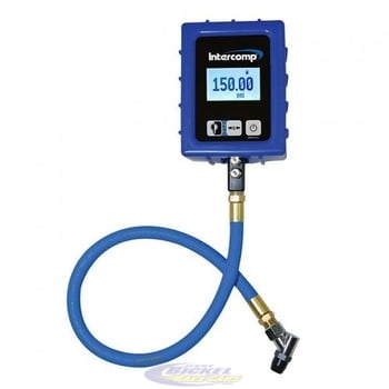 DIGITAL AIR PRESSURE GAUGE W/ANG CHUCK (150.00PSI)